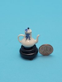 Teapot and Warmer Blue