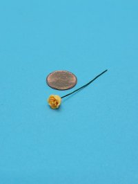 Small Rose Stem - Yellow