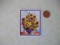 Wall Mosaic - Sunflower Arrange