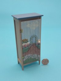 Estate Sale Handpainted Cabinet