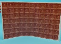 Ceiling Rosette Copper Panel Wa