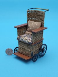 Victorian Wicker Wheelchair