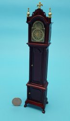 Federal Clock Mahogany Stain