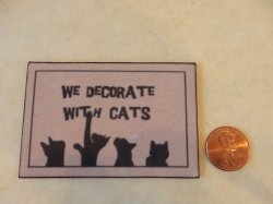 Decorate With Cats Mat