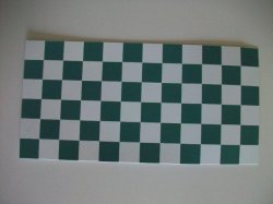 Floor Tiles - Wh/Grn Squares