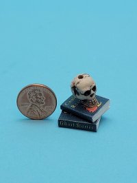 Skull on Books