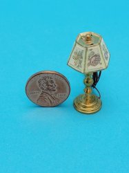 Small Lamp with hexagonal shade