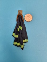 Firefighter's Coat on Hook