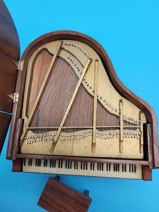 Wooden Piano (Estate Sale) - Click Image to Close