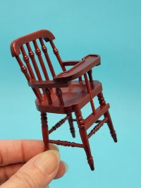 Victorian High Chair - Mahogany