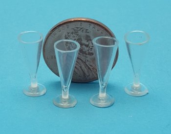 Pilsener Glass, Empty, Set of 4