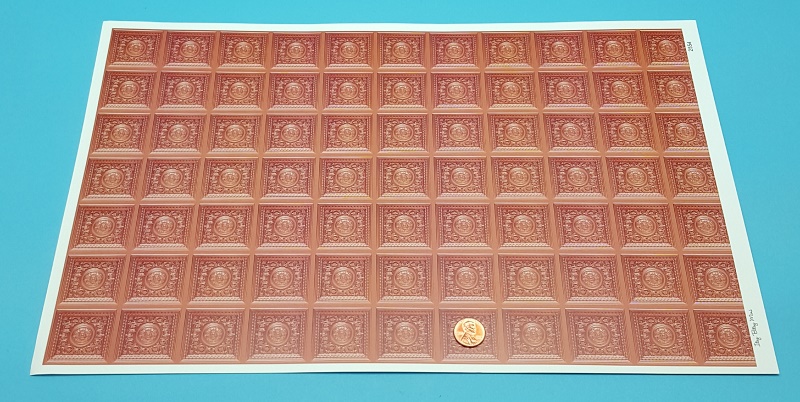 Ceiling Rosette Copper Panel Wa - Click Image to Close