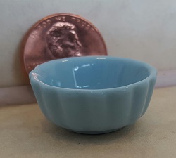 Large Blue Porcelain Bowl