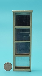 4 Shelf with Mirror Back